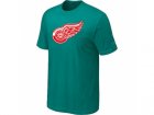 NHL Detroit Red Wings Big & Tall Logo Green T-Shirt