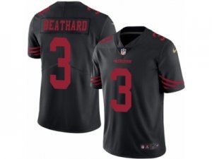 Mens Nike San Francisco 49ers #3 C. J. Beathard Limited Black Rush NFL Jersey