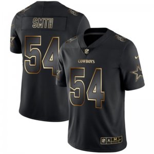 Nike Cowboys #54 Jaylon Smith Black Gold Vapor