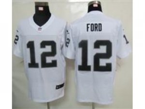 Nike NFL Oakland Raiders #12 Jacoby Ford White Elite jerseys