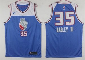 Kings #35 Marvin Bagley III Blue Nike Swingman Jersey