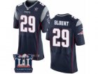 Mens Nike New England Patriots #29 LeGarrette Blount Elite Navy Blue Team Color Super Bowl LI Champions NFL Jersey