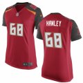 Women's Nike Tampa Bay Buccaneers #68 Joe Hawley Limited Red Team Color NFL Jersey