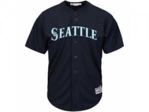 Youth Seattle Mariners Majestic Blank Navy Alternate Cool Base Jersey