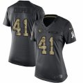 Women's Nike Arizona Cardinals #41 Marcus Cooper Limited Black 2016 Salute to Service NFL Jersey