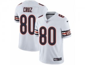 Mens Nike Chicago Bears #80 Victor Cruz White Vapor Untouchable Limited Player NFL Jersey