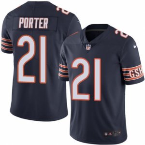 Mens Nike Chicago Bears #21 Tracy Porter Limited Navy Blue Rush NFL Jersey