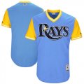 Rays Majestic Light Blue 2017 Players Weekend Team Jersey