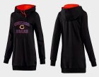 Women Chicago bears Logo Pullover Hoodie-038