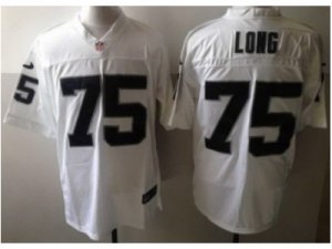 Nike Oakland Raiders #75 Howie Long White NFL Jerseys(Elite)