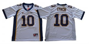 California Golden Bears #10 Marshawn Lynch White College Football Jersey