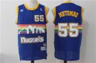 Nuggets #55 Dikembe Mutombo Blue Hardwood Classics Swingman Jersey