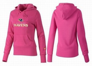 Women Baltimore Ravens Logo Pullover Hoodie-114