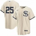 White Sox #25 Andrew Vaughn Cream 2021 Field Of Dreams Cool Base Jersey