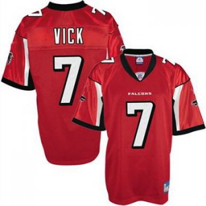 nfl atlanta falcons #7 michael vick red