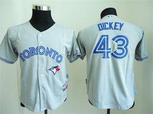 Youth mlb toronto blue jays #43 dickey red jersey