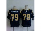 Nike jerseys st. louis rams #79 robinson blue[Elite]