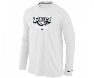 Nike Philadelphia Eagles Critical Victory Long Sleeve T-Shirt White