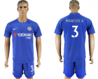 2017-18 Chelsea 3 MARCOS A. Home Soccer Jersey