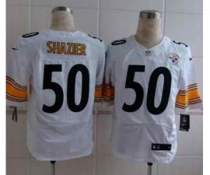 Nike pittsburgh steelers #50 shazier white jerseys[Elite]