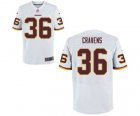 Men's Nike Washington Redskins #36 Sua Cravens Elite White NFL Jersey