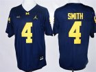 Michigan Wolverines 4 De'Veon Smith Navy College Jersey