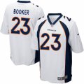 Mens Nike Denver Broncos #23 Devontae Booker Game White NFL Jersey