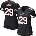 Women's Nike Arizona Cardinals #29 Tharold Simon Limited Black Alternate NFL Jersey