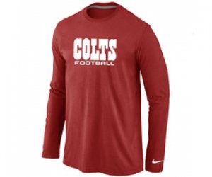 Nike Indianapolis Colts Logo Long Sleeve T-Shirt Red