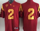 NCAA 2015 USC Trojans #2 red jerseys