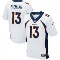 Men's Nike Denver Broncos #13 Trevor Siemian Elite White Jersey