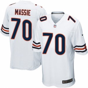 Men\'s Nike Chicago Bears #70 Bobby Massie Game White NFL Jersey