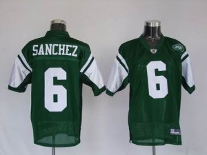 nfl new york jets #6 sanchez green