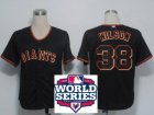 2012 world series mlb san francisco giants #38 wilson black