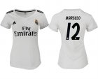 2018-19 Real Madrid 12 MARCELO Home Women Soccer Jersey