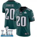 Nike Eagles #20 Brian Dawkins Green 2018 Super Bowl LII Vapor Untouchable Player Limited Jersey