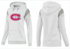 NHL Women Montreal Canadiens Logo Pullover Hoodie 18