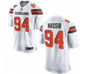 Men\'s Nike Cleveland Browns #94 Carl Nassib Game White NFL Jersey