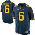 West Virginia Mountaineers #6 Reggie Roberson Jr. Navy College Football Jersey