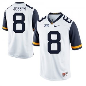 West Virginia Mountaineers #8 Karl Joseph White College Football Jersey