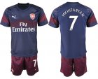 2018-19 Arsenal 7 MKHITARYAN Away Soccer Jersey