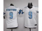 Nike Women NFL Detroit Lions #9 Matthew Stafford Game White
