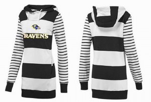 Women Baltimore Ravens Logo Pullover Hoodie-048