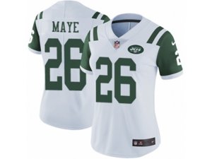 Women Nike New York Jets #26 Marcus Maye Vapor Untouchable Limited White NFL Jersey