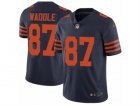 Mens Nike Chicago Bears #87 Tom Waddle Vapor Untouchable Limited Navy Blue 1940s Throwback Alternate NFL Jersey