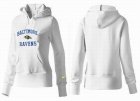 Women Baltimore Ravens Logo Pullover Hoodie-019