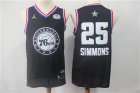 76ers #25 Ben Simmons Black 2019 All-Star Game Jordan Brand Swingman Jersey