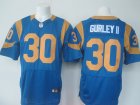 Nike St. Louis Rams #30 Todd Gurley II blue Jerseys(Elite)