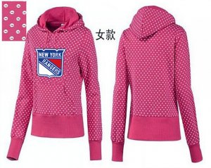 NHL Women New York Rangers Logo Pullover Hoodie 12