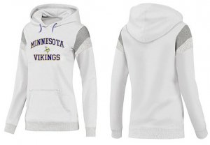 Women Minnesota Vikings Logo Pullover Hoodie-103